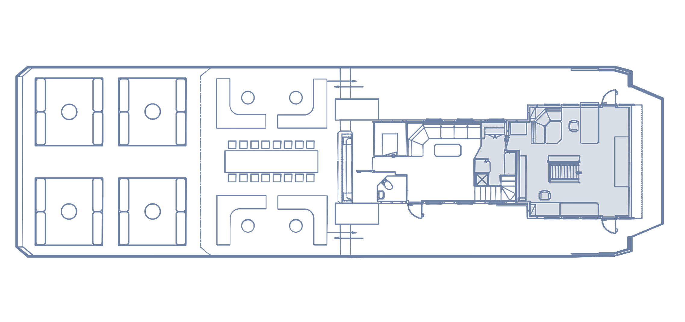 Top deck deck plan drawing